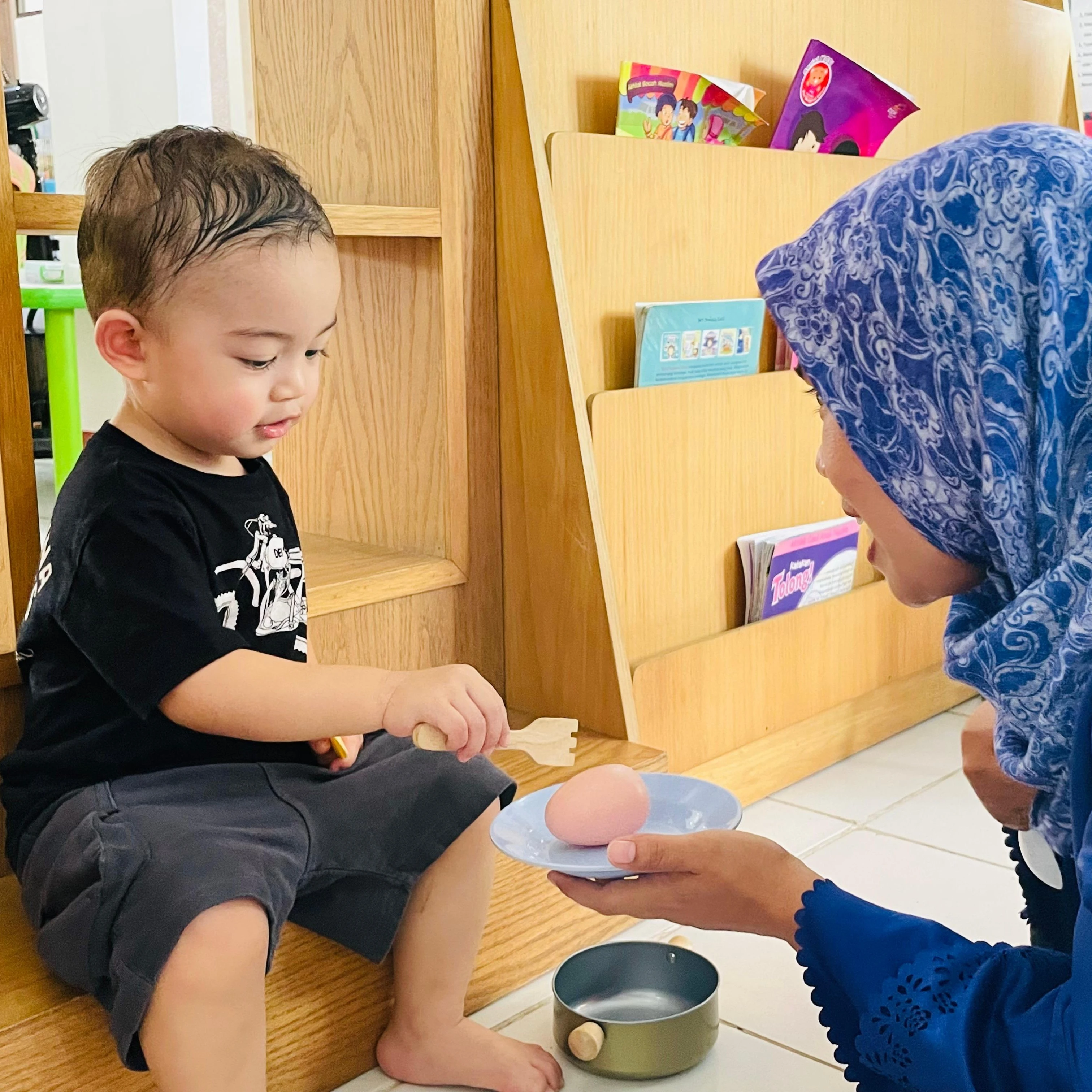 Ekspresi anak TK Kutilang