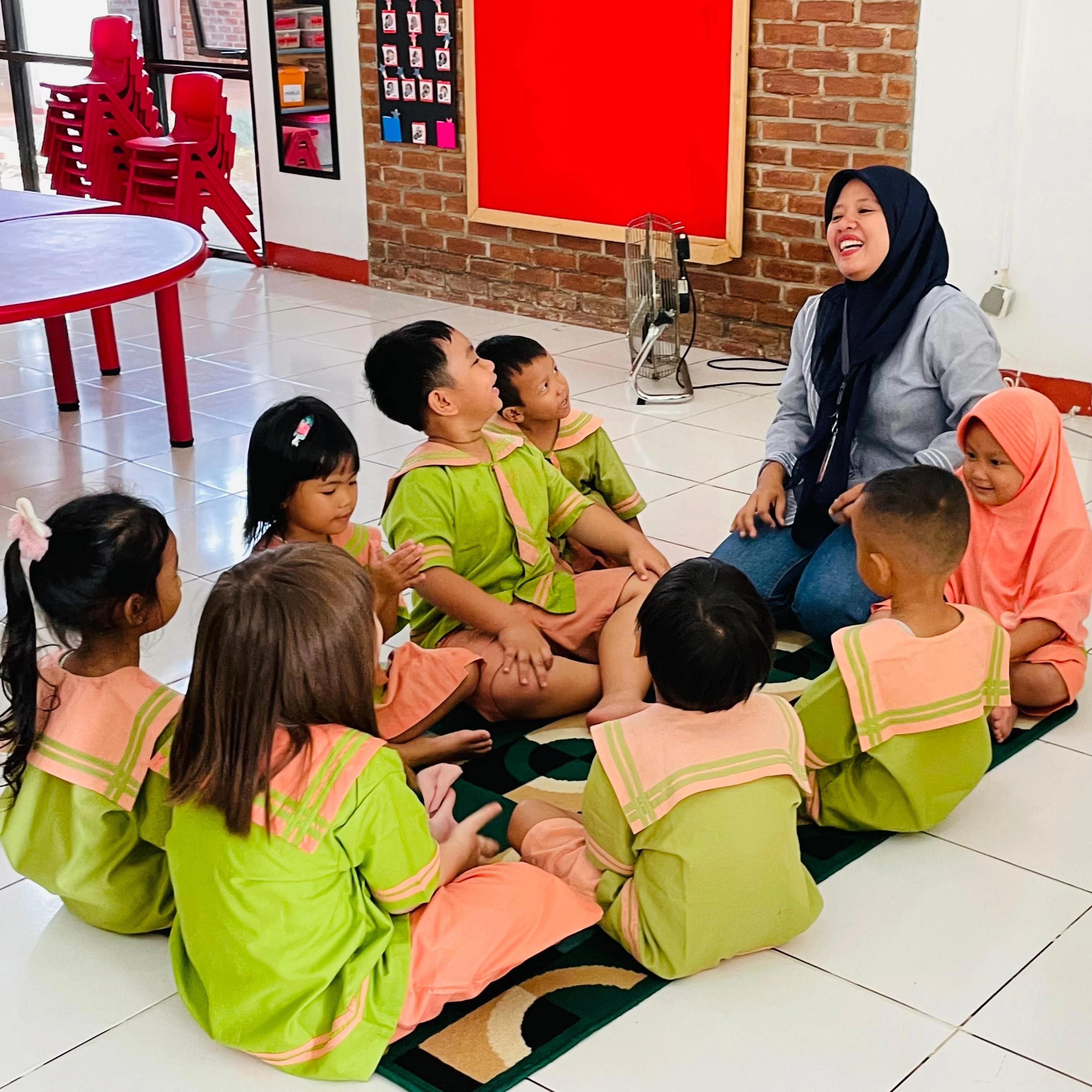 Ekspresi anak TK Kutilang