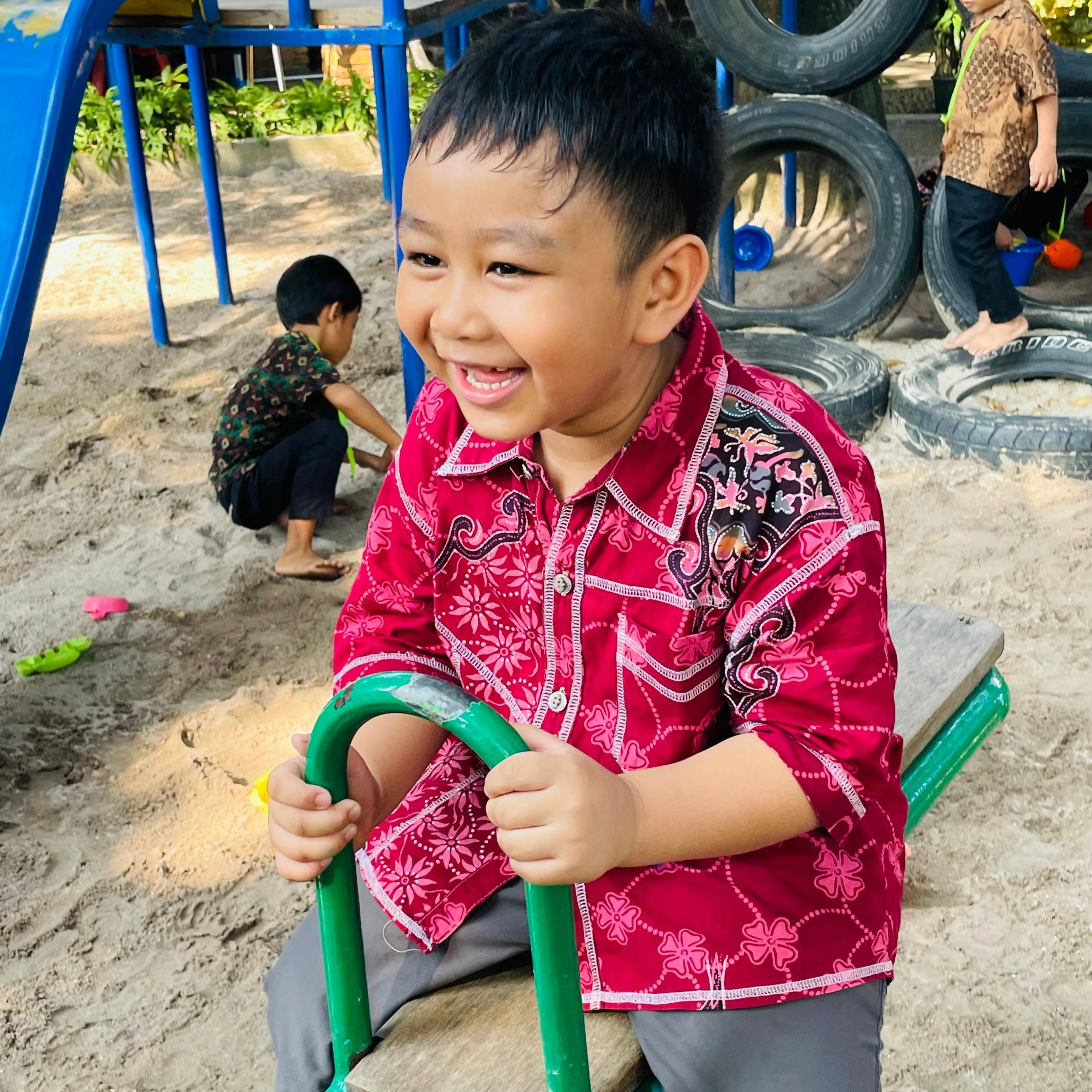 Ekspresi anak TK Kutilang