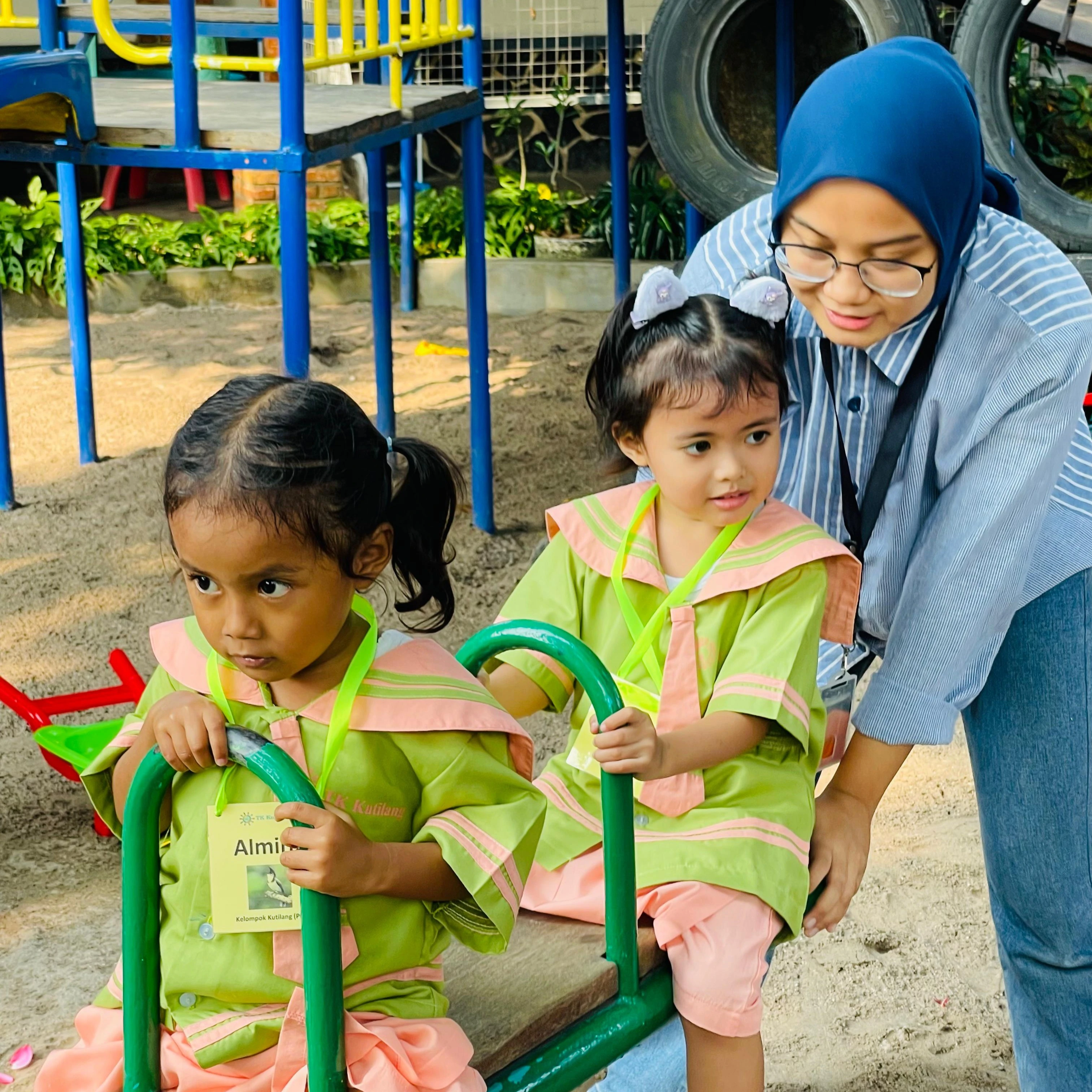 Ekspresi anak TK Kutilang