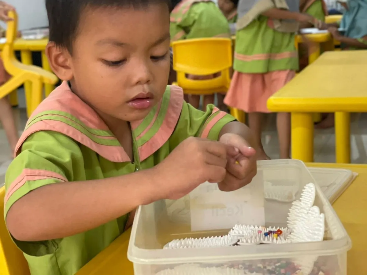 Suasana kegiatan di Sentra Persiapan