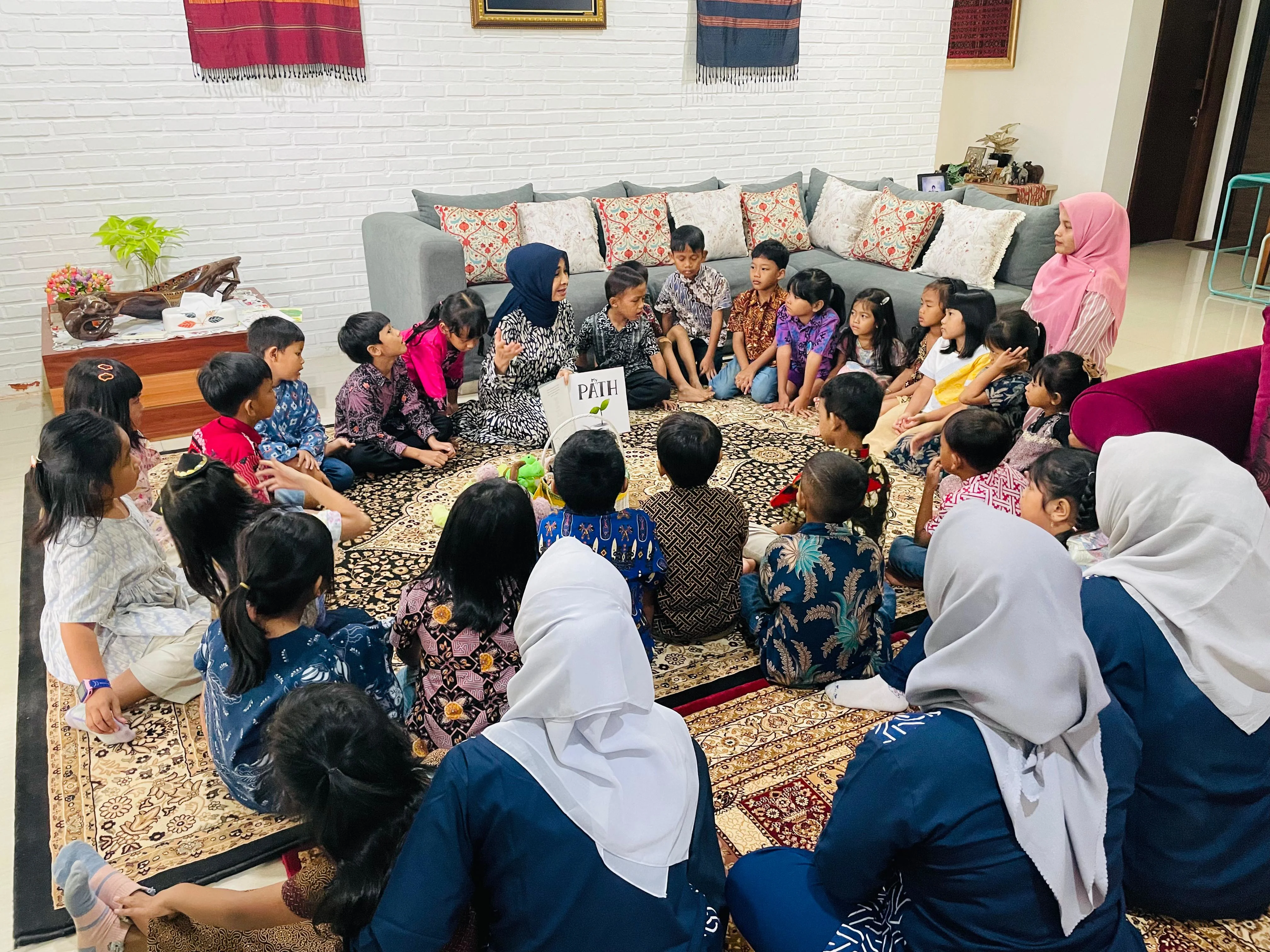 Suasana kegiatan storytelling